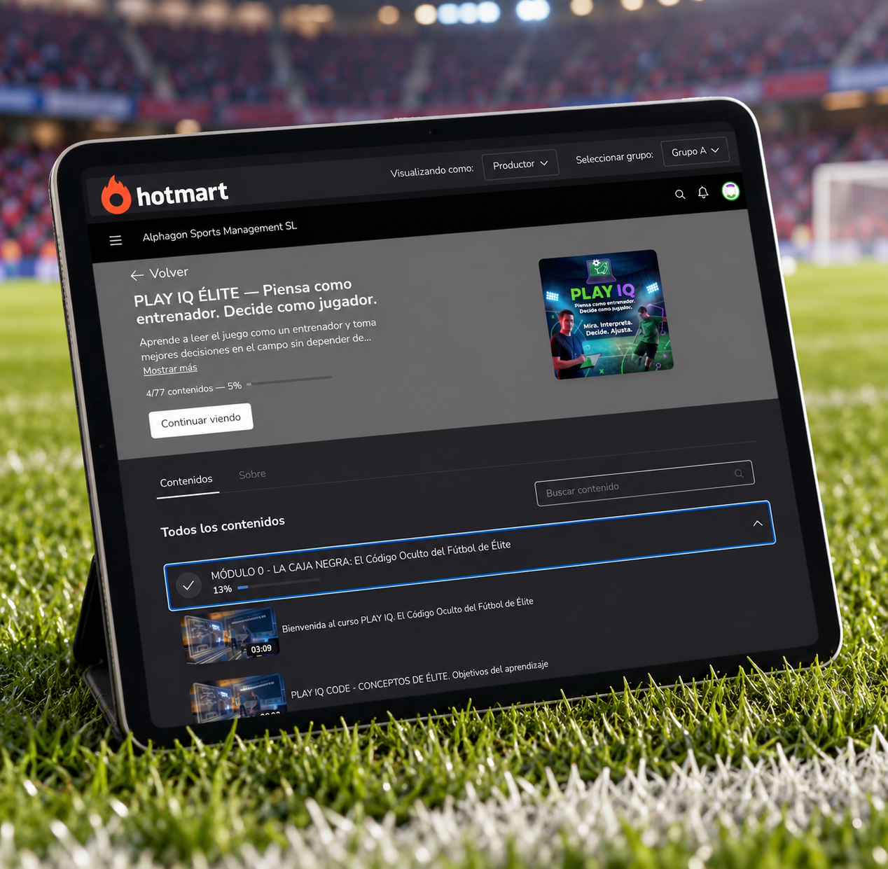 ALPHAGON lanza Play IQ, su nuevo programa de formación táctica online para futbolistas